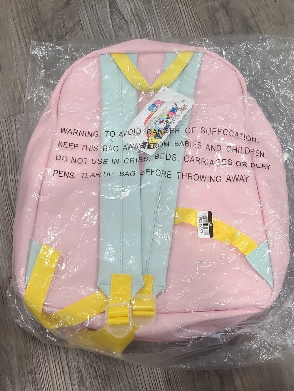 Hello Kitty Kids Backpack - Pink & Light Blue